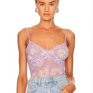 Purple Free People Bodysuit